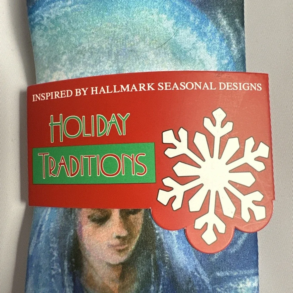 Hallmark Nativity Christmas Tie Mary Baby Jesus Religious Holiday Necktie NWT